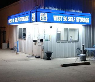 Front of West 50 Self Storage